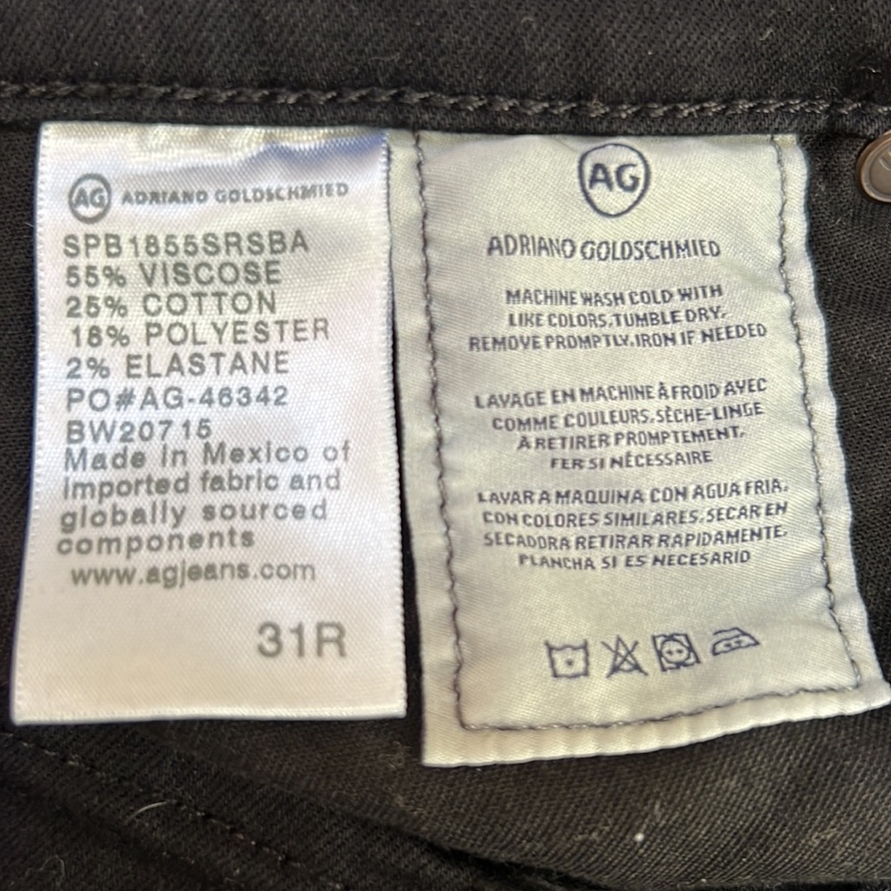 AG “Prima” ankle cigarette jeans EUC - Picture 4 of 4
